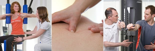 Foto: Sportmedizin, Physiotherapie, Massage Osteopathie und unter einem Dach.