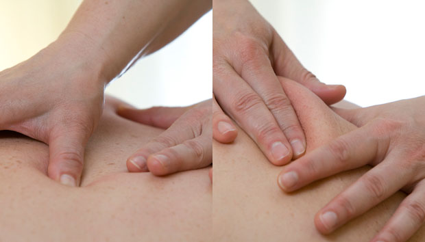 Foto: Eine gute Massage ist Teil der Physiotherapie in unserer Praxis in Köln am Gürzenich.