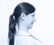 Foto: Rückenübungen für die Halswirbelsäule: Parallel verschieben